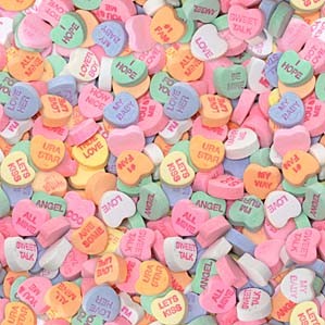 custom printed candy hearts